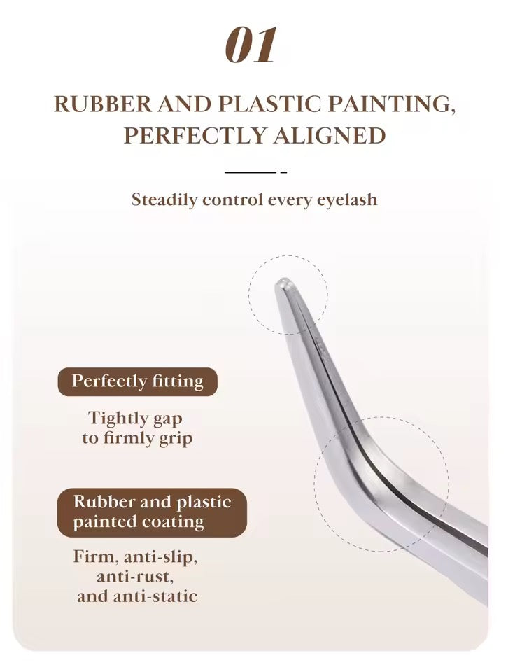 DearEys Eyelash Professional Tweezers
