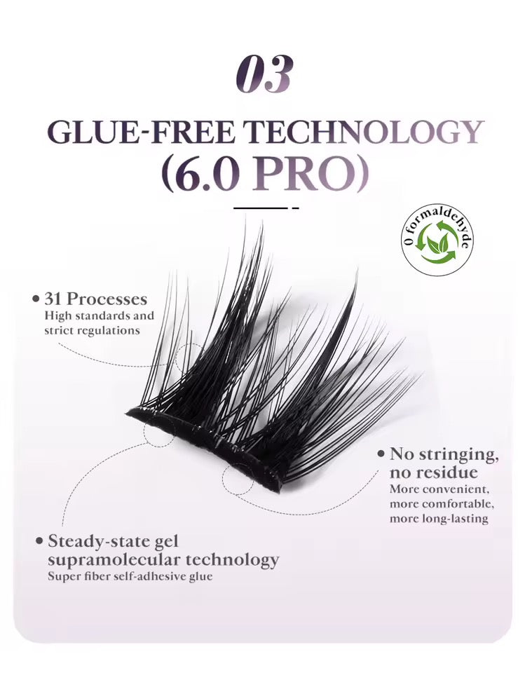 08 Elaine Volume Wispy ClusterLashes