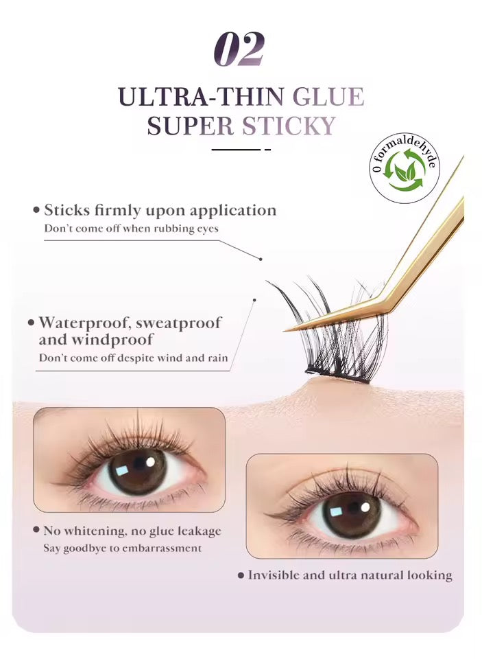 16 Elena Soft Cluster Lash