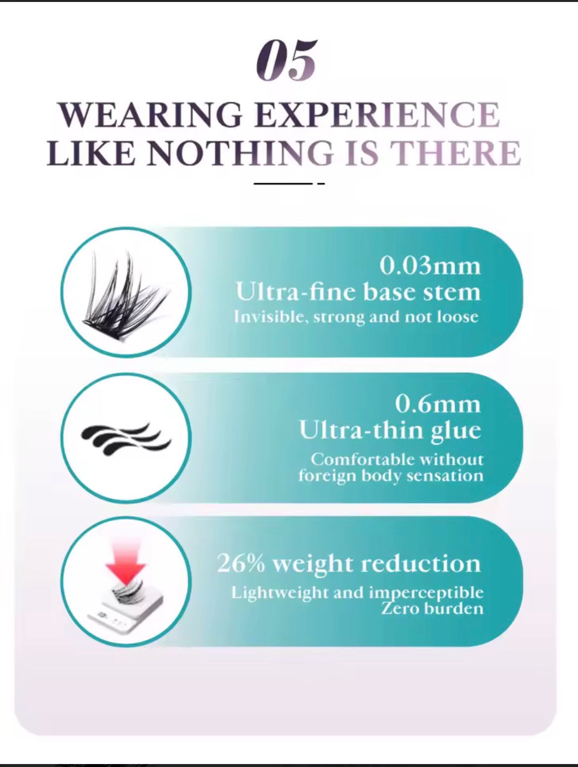 01 Jasmine Wispy Lash Clusters