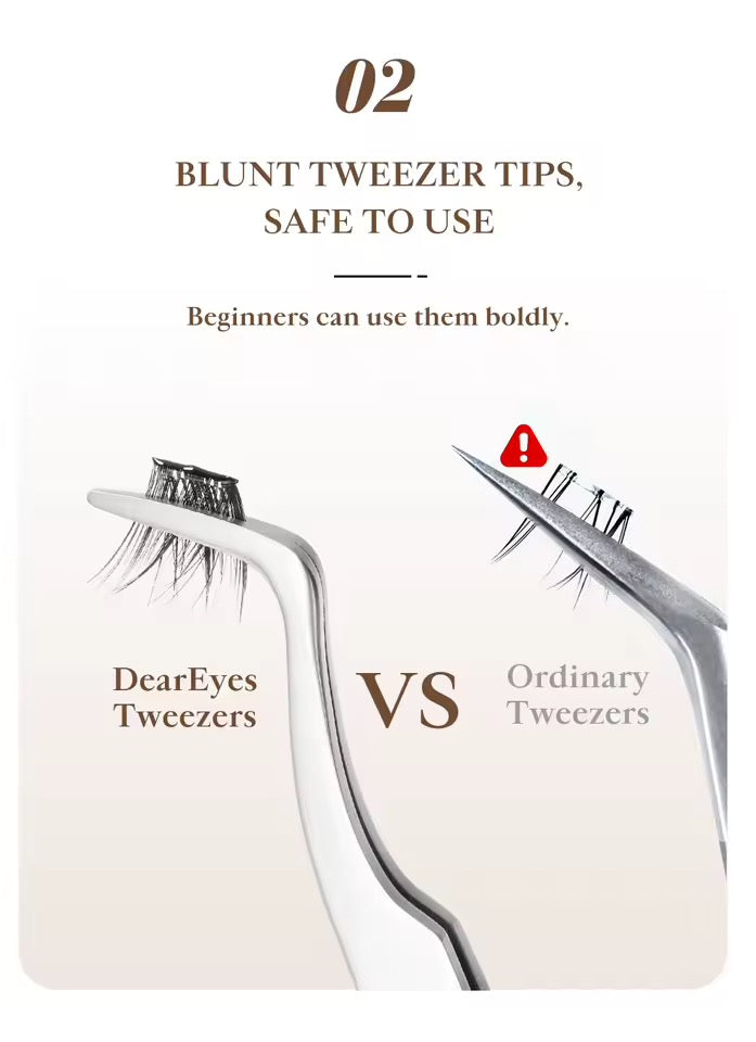 DearEys Eyelash Professional Tweezers