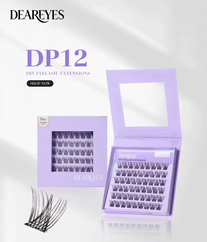12 Valentina Classic Soft Cluster Lash