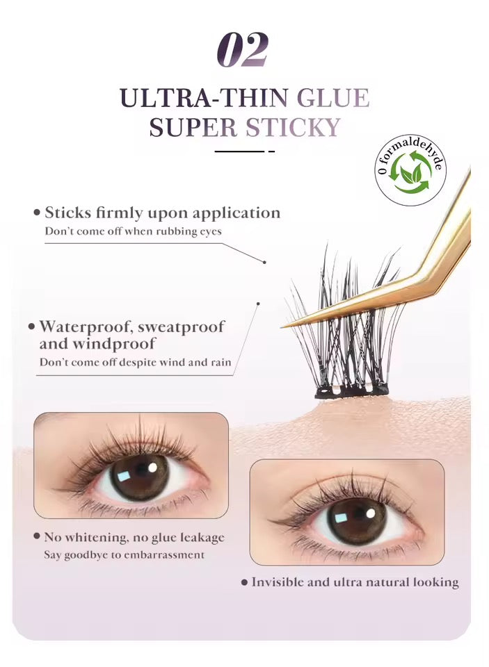 15 Cindy Elegant Cluster Lash