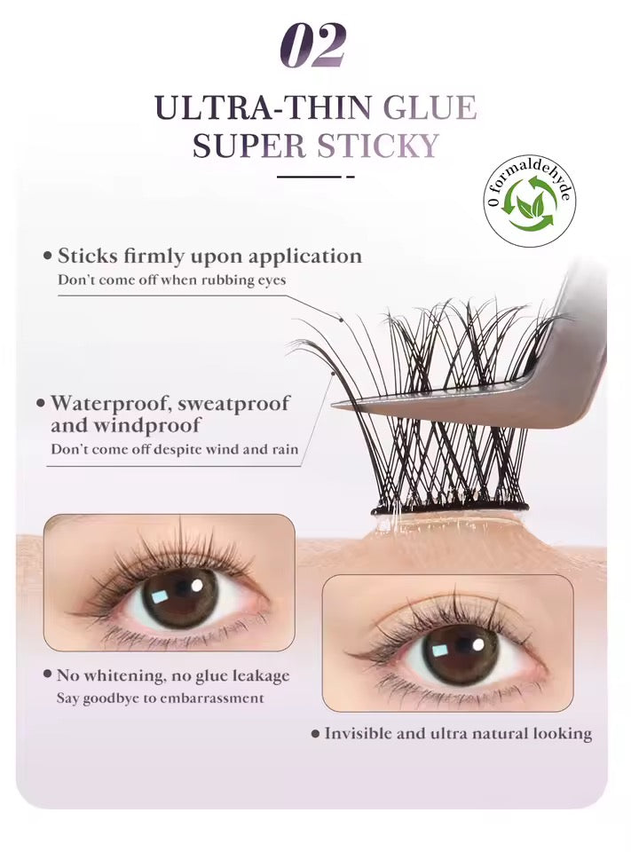 10 Sophie Classic Cluster Lash