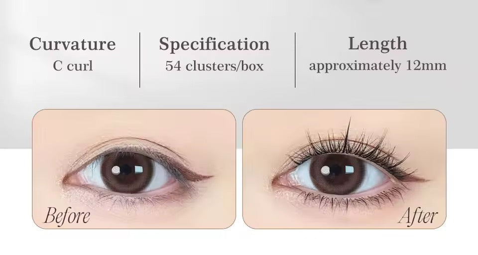 07 Feyre Wispy CatEye Cluster Lashes