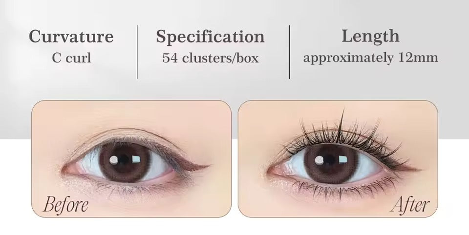 11 Scarlett Fluffy Volume Cluster Lash