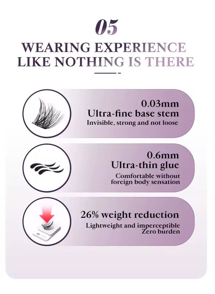 10 Sophie Classic Cluster Lash