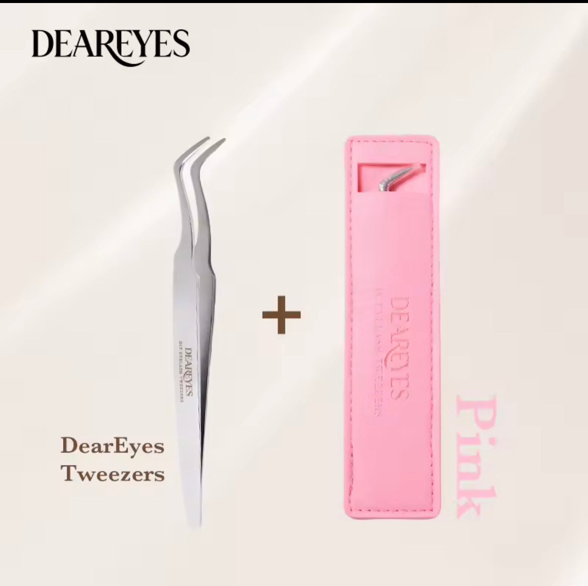 DearEys Eyelash Professional Tweezers