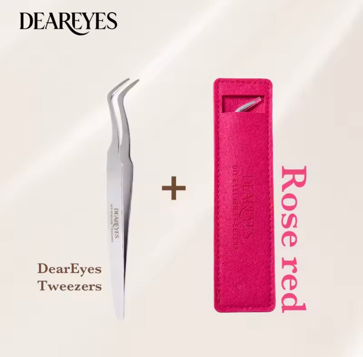 DearEys Eyelash Professional Tweezers